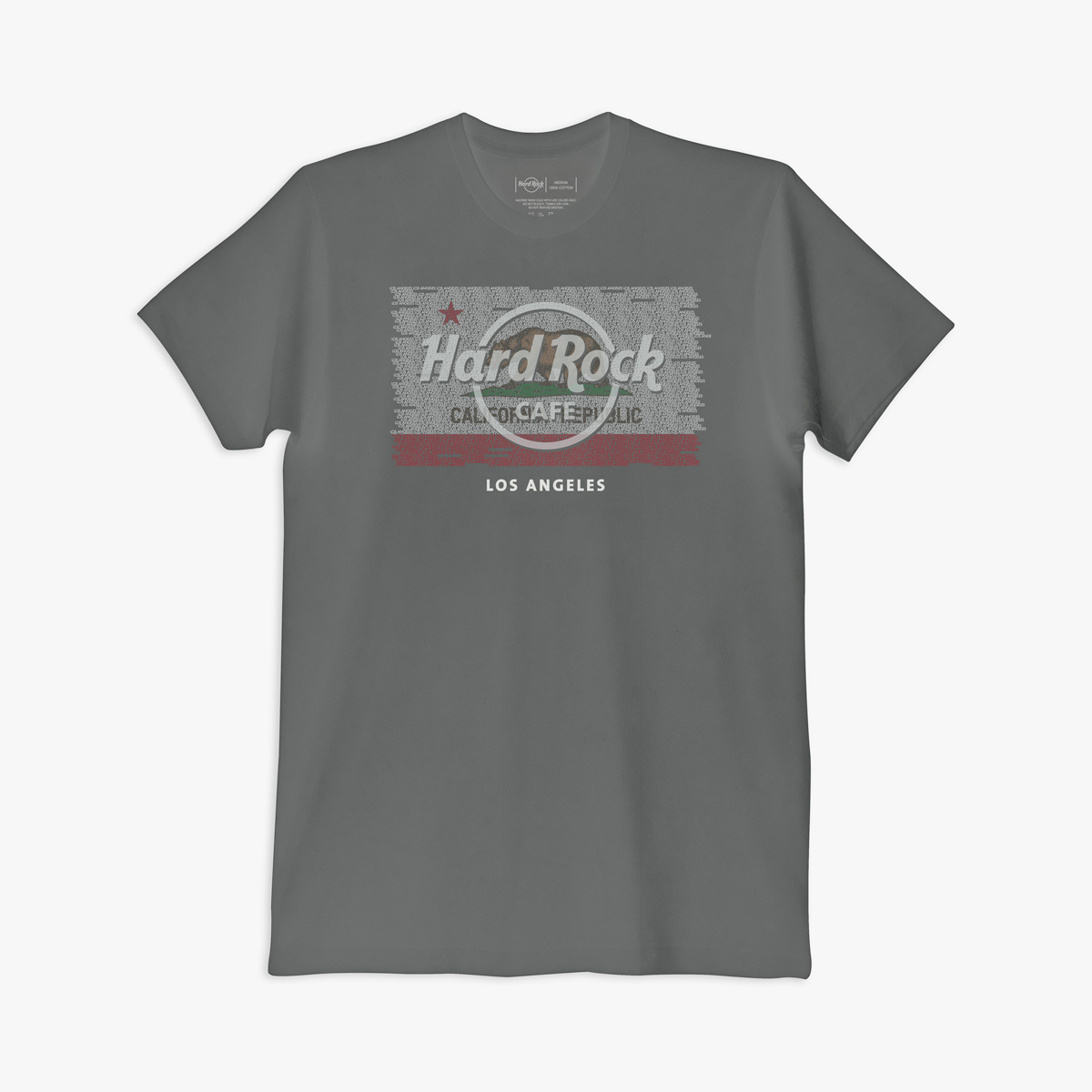 Repeat City Local Flag Tee In Charcoal Gray image number 1